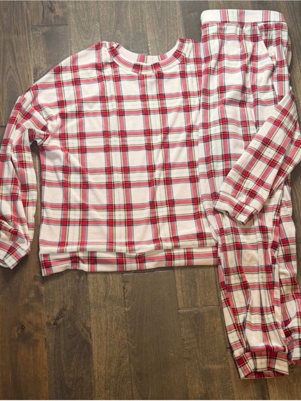 Auden Christmas Plaid Fleece Pajama Set Women’s XXL Red Green Holiday PJs - Picture 11 of 11